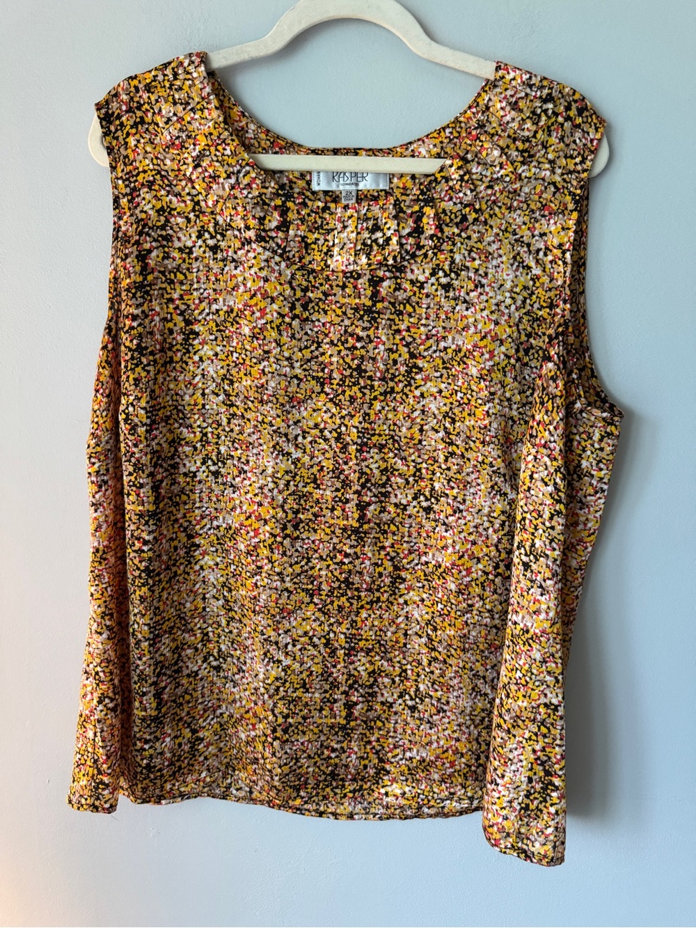 Kasper Multicolor Floral-Print Sleeveless Camisole